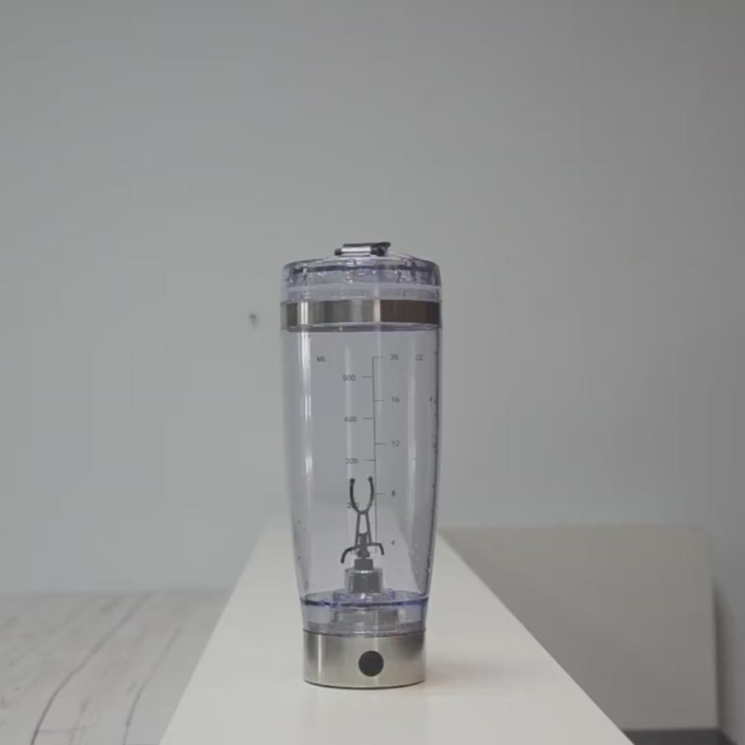 USB Electric Protein Shaker Bottle – Rechargeable Fitness Blender Cup