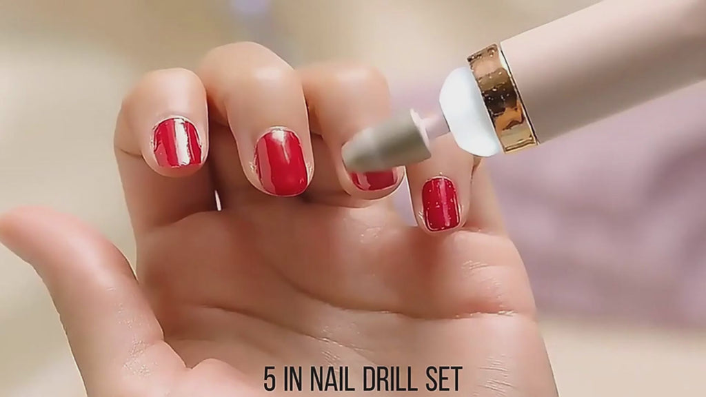 5-in-1 Electric Manicure Set – Cordless Nail Drill & Polisher